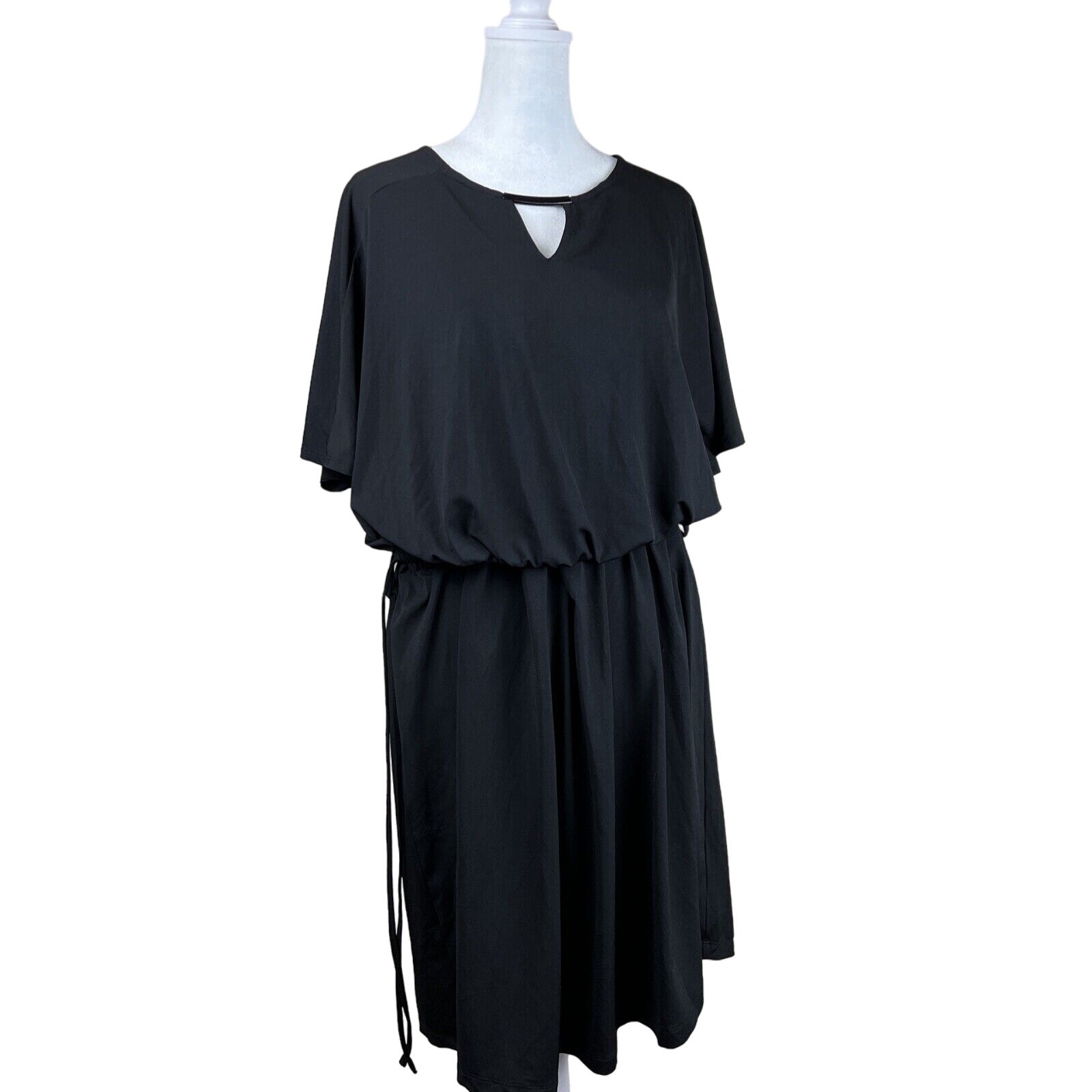 H By Halson Dress Women Small Oversized Draw String Dress Knee Length Capsule